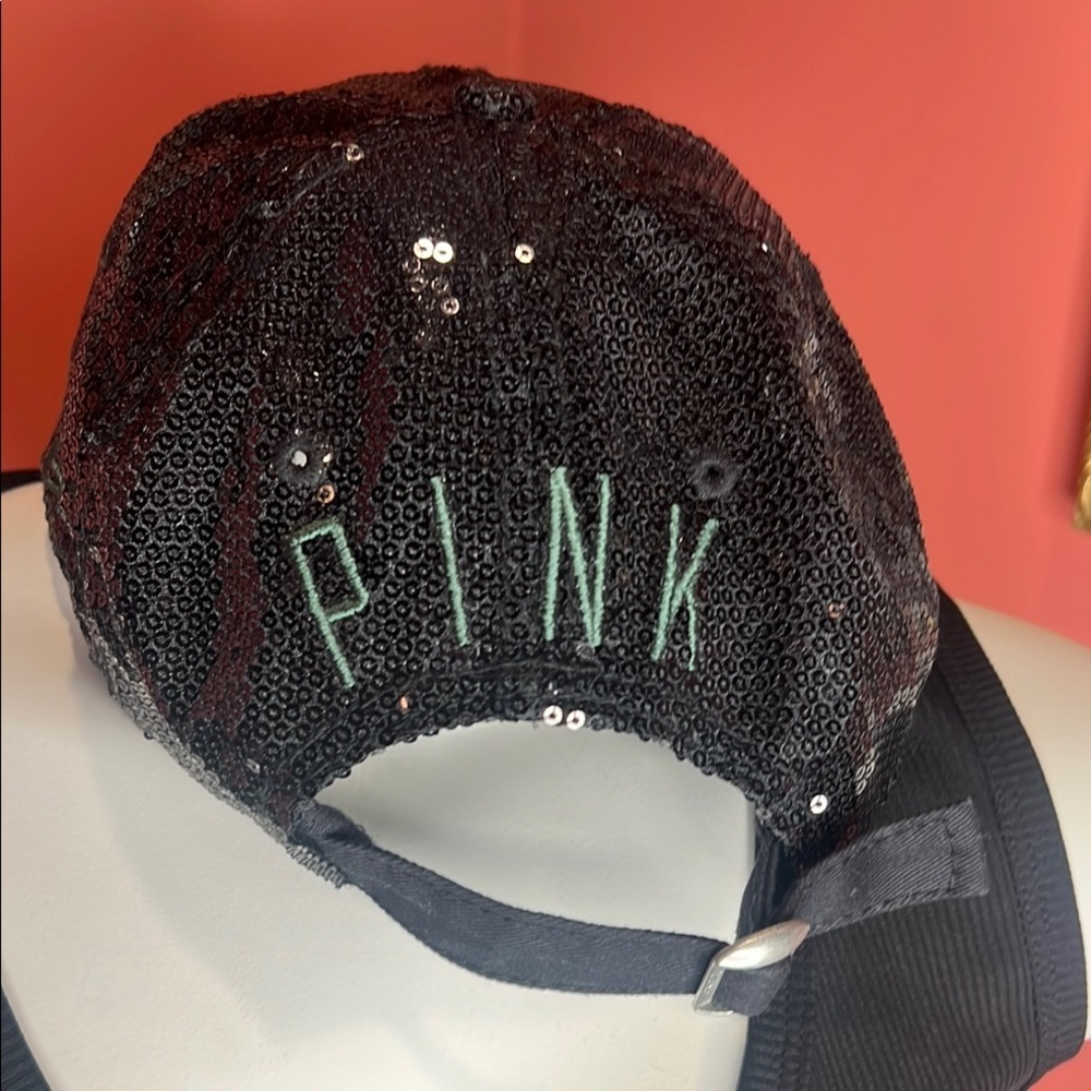 Victoria’s Secret PINK x New Era NY Jets Black Sequin Cap – Glam NFL - Picture 3 of 8